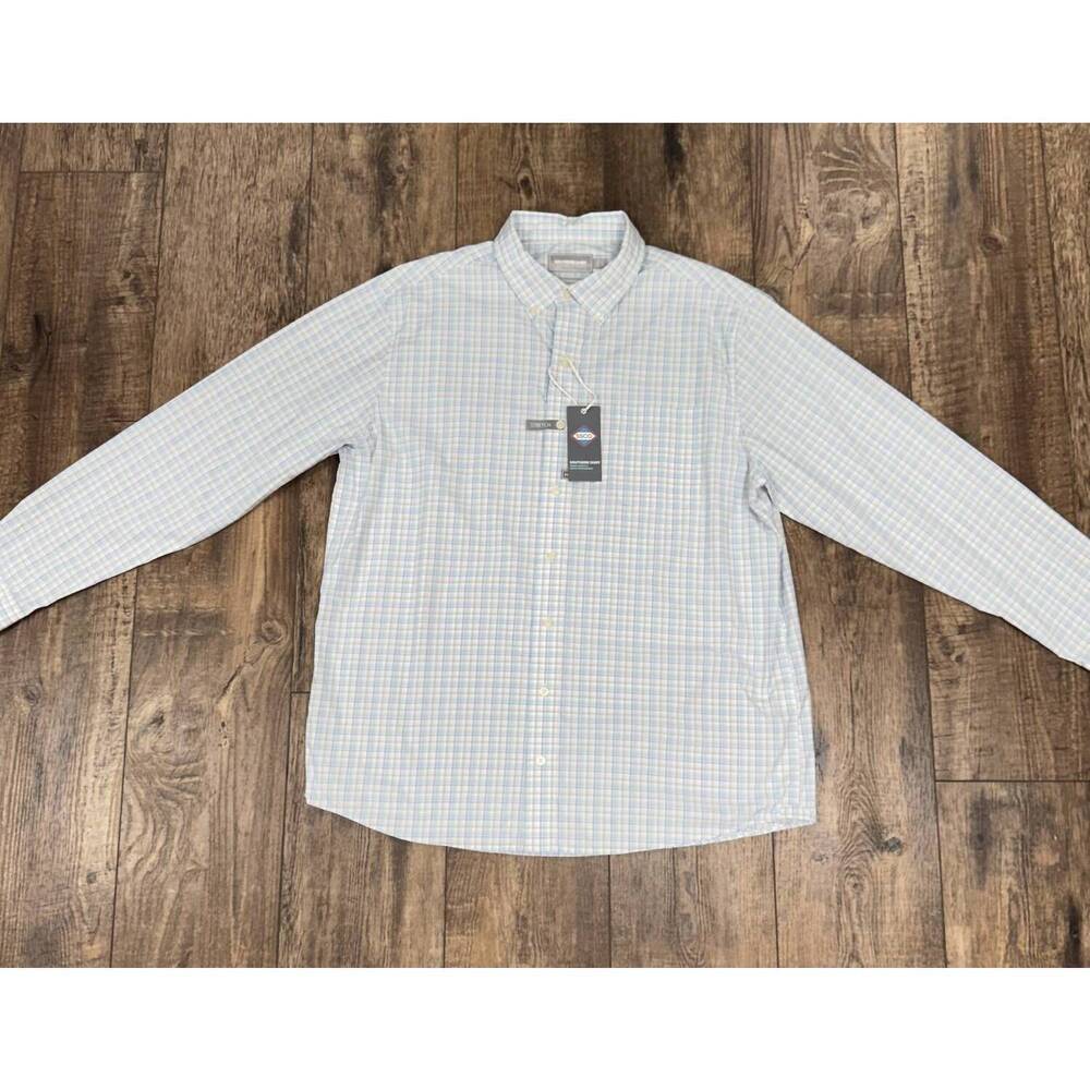 NEW SOUTHERN SHIRT COMPANY men's willowbend plaid long sleeve button down shirt
